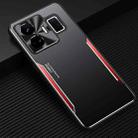 For Realme GT Neo 5 Blade Series TPU + Titanium Alloy Phone Case(Black Red) - 1