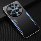 For Honor Magic5 Pro Blade Series TPU + Titanium Alloy Phone Case(Black Blue) - 1