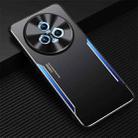 For Honor Magic5 Blade Series TPU + Titanium Alloy Phone Case(Black Blue) - 1