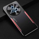 For Honor Magic5 Blade Series TPU + Titanium Alloy Phone Case(Black Red) - 1