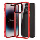 For iPhone 14 Pro Max Four-corner Shockproof Phone Case(Red) - 1