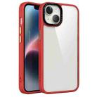 For iPhone 14 Plus Four-corner Shockproof Phone Case(Red) - 1