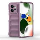 For Xiaomi Redmi Note 12 4G Global Magic Shield TPU + Flannel Phone Case(Purple) - 1