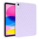 For iPad mini 6 Rhombic TPU Tablet Case(Purple) - 1