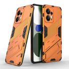For Xiaomi Redmi Note 12 4G Global Punk Armor 2 in 1 PC + TPU Shockproof Phone Case with Holder(Orange) - 1