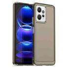 For Xiaomi Redmi Note 12 4G Global Candy Series TPU Phone Case(Transparent Grey) - 1