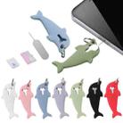 3pcs 2 in 1 Phone Tablet Card Removal Needle Dolphin Shape Card Opening Needle Cover(Green) - 2