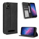 For Cloud Mobile Stratus C7 Magnetic Buckle Retro Texture Leather Phone Case(Black) - 1