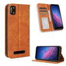 For Cloud Mobile Stratus C7 Magnetic Buckle Retro Texture Leather Phone Case(Brown) - 1