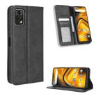 For Umidigi A13 Pro 5G Magnetic Buckle Retro Texture Leather Phone Case(Black) - 1