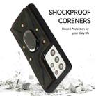 For Samsung Galaxy S21 Ultra 5G Armor Ring Wallet Back Cover Phone Case(Black) - 3
