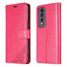 For Honor 80 GT 5G AZNS Sheepskin Texture Flip Leather Phone Case(Red) - 1