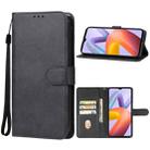 For Xiaomi Redmi A2+ Leather Phone Case(Black) - 1