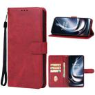 For OnePlus Nord CE 3 Lite Leather Phone Case(Red) - 1