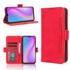 For Itel A60 Skin Feel Calf Texture Card Slots Leather Phone Case(Red) - 1