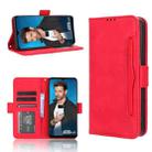 For Itel P40 Skin Feel Calf Texture Card Slots Leather Phone Case(Red) - 1