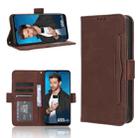 For Itel P40 Skin Feel Calf Texture Card Slots Leather Phone Case(Brown) - 1