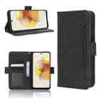 For Motorola Moto G53 5G Skin Feel Calf Texture Card Slots Leather Phone Case(Black) - 1