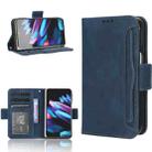 For OPPO Find N2 Skin Feel Calf Texture Card Slots Leather Phone Case(Blue) - 1