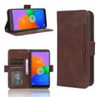 For TCL 403 Skin Feel Calf Texture Card Slots Leather Phone Case(Brown) - 1