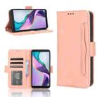 For TCL Ion X Skin Feel Calf Texture Card Slots Leather Phone Case(Pink) - 1