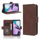 For TCL Ion X Skin Feel Calf Texture Card Slots Leather Phone Case(Brown) - 1