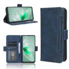 For vivo V27e / S16e Skin Feel Calf Texture Card Slots Leather Phone Case(Blue) - 1