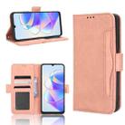 For Honor X7a Skin Feel Calf Texture Card Slots Leather Phone Case(Pink) - 1