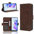 For Honor X7a Skin Feel Calf Texture Card Slots Leather Phone Case(Brown) - 1