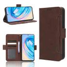 For Honor X8a Skin Feel Calf Texture Card Slots Leather Phone Case(Brown) - 1