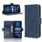 For Kyocera Digno SX3 KYG02 Skin Feel Calf Texture Card Slots Leather Phone Case(Blue) - 1