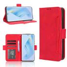 For Honor Magic5 Skin Feel Calf Texture Card Slots Leather Phone Case(Red) - 1