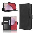 For Samsung Galaxy A24 4G Skin Feel Calf Texture Card Slots Leather Phone Case(Black) - 1