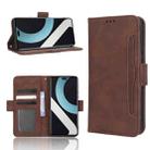 For Xiaomi 13 Lite / Civi 2 5G Skin Feel Calf Texture Card Slots Leather Phone Case(Brown) - 1