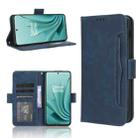 For OnePlus Ace 2V Skin Feel Calf Texture Card Slots Leather Phone Case(Blue) - 1