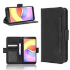 For ZTE Blade A32 Skin Feel Calf Texture Card Slots Leather Phone Case(Black) - 1