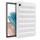 For Samsung Galaxy Tab A8 10.5 / X205 / X200 Eiderdown Cushion Shockproof Tablet Case(White) - 1