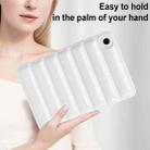 For Samsung Galaxy Tab S7 T870 / S8 X700 Eiderdown Cushion Shockproof Tablet Case(White) - 6