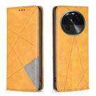 For OPPO Find X6 5G Prismatic Invisible Magnetic Leather Phone Case(Yellow) - 1