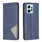 For Xiaomi Redmi Note 12 4G Global Prismatic Invisible Magnetic Leather Phone Case(Blue) - 1