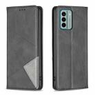 For Nokia G22 Prismatic Invisible Magnetic Leather Phone Case(Black) - 1