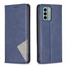 For Nokia G22 Prismatic Invisible Magnetic Leather Phone Case(Blue) - 1