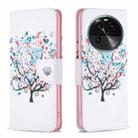 For OPPO Find X6 5G Colored Drawing Pattern Leather Phone Case(Tree) - 1