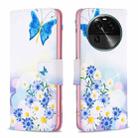 For OPPO Find X6 5G Colored Drawing Pattern Leather Phone Case(Butterfly Love) - 1