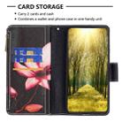 For Xiaomi Redmi Note 12 4G Global Colored Drawing Pattern Zipper Leather Phone Case(Lotus) - 5