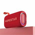 HOPESTAR H55 Portable IPX7 Waterproof Bluetooth Speaker(Red) - 1