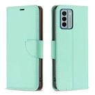 For Nokia G22 Litchi Texture Pure Color Leather Phone Case(Green) - 1