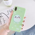 For iPhone X / XS TPU Matte Mobile Phone Case(Single Avocado) - 1