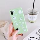 For  iPhone XS Max TPU Matte Mobile Phone Case(Multiple Avocados) - 1