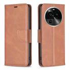 For OPPO Find X6 Pro 5G Lambskin Texture Leather Phone Case(Brown) - 1